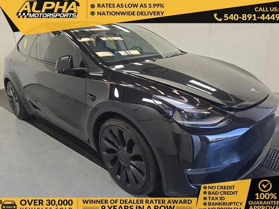 TESLA MODEL Y 2022 7SAYGDEF4NF468344 image